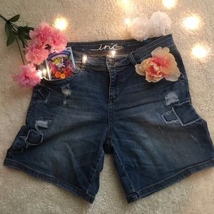 INC Distressed Shorts